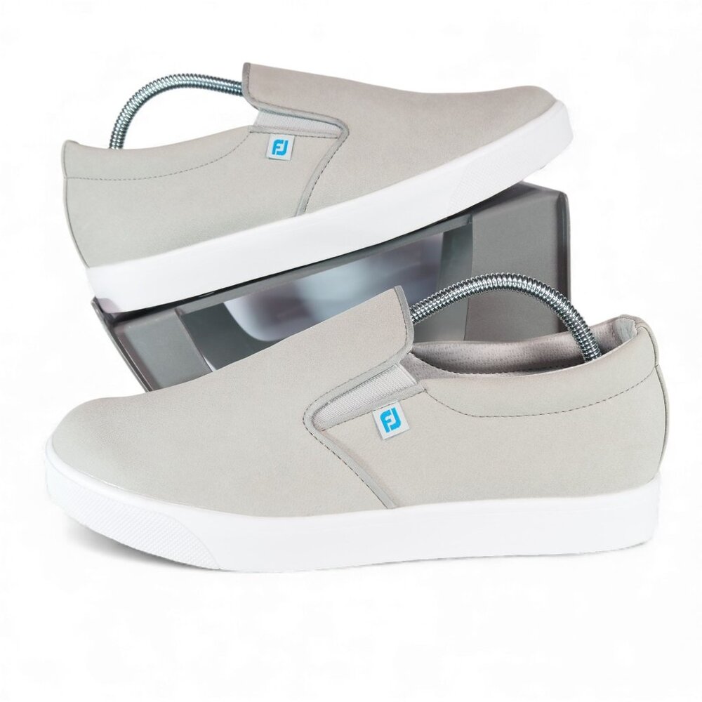 FootJoy FJ Sport‎ Retro Spikeless Loafer Golf Shoes Women's 8M Grey 92362